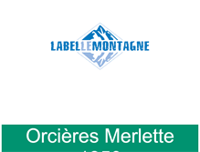 Tablet Screenshot of orcieres.labellemontagne.com